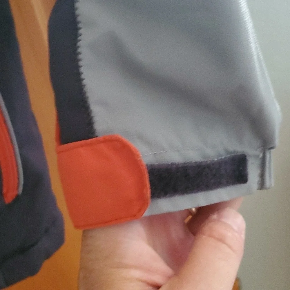 Children's Place Thermolite Orange‎ and Grey Midweight Jacket Size 7/8